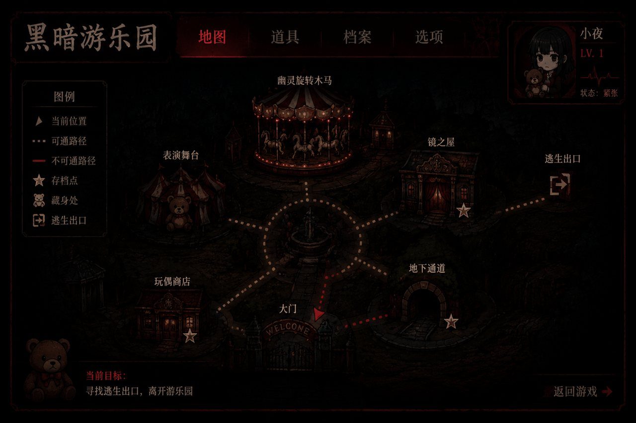 黑暗游乐园 攻略要点 专题图 1