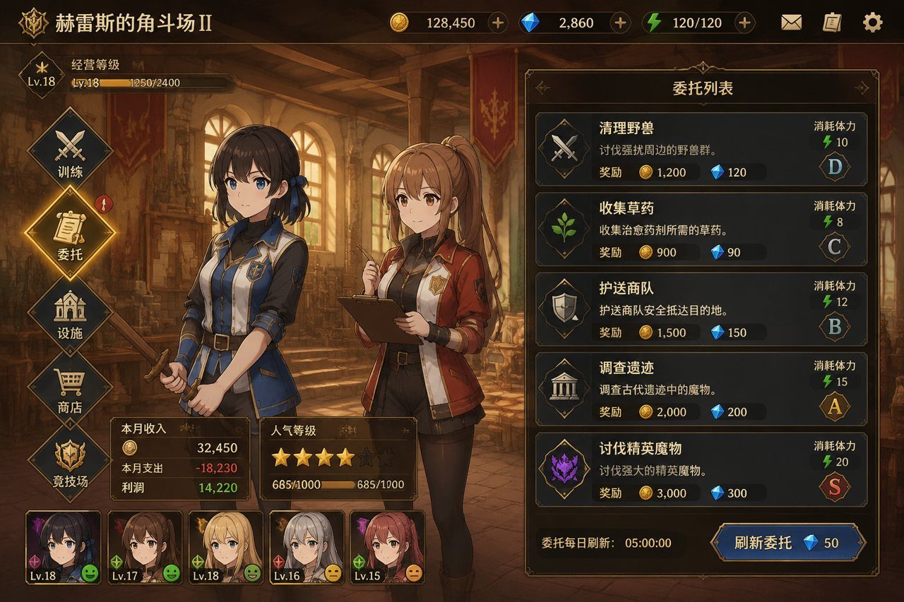 赫雷斯的角斗场Ⅱ 章节事件 内容截图 3